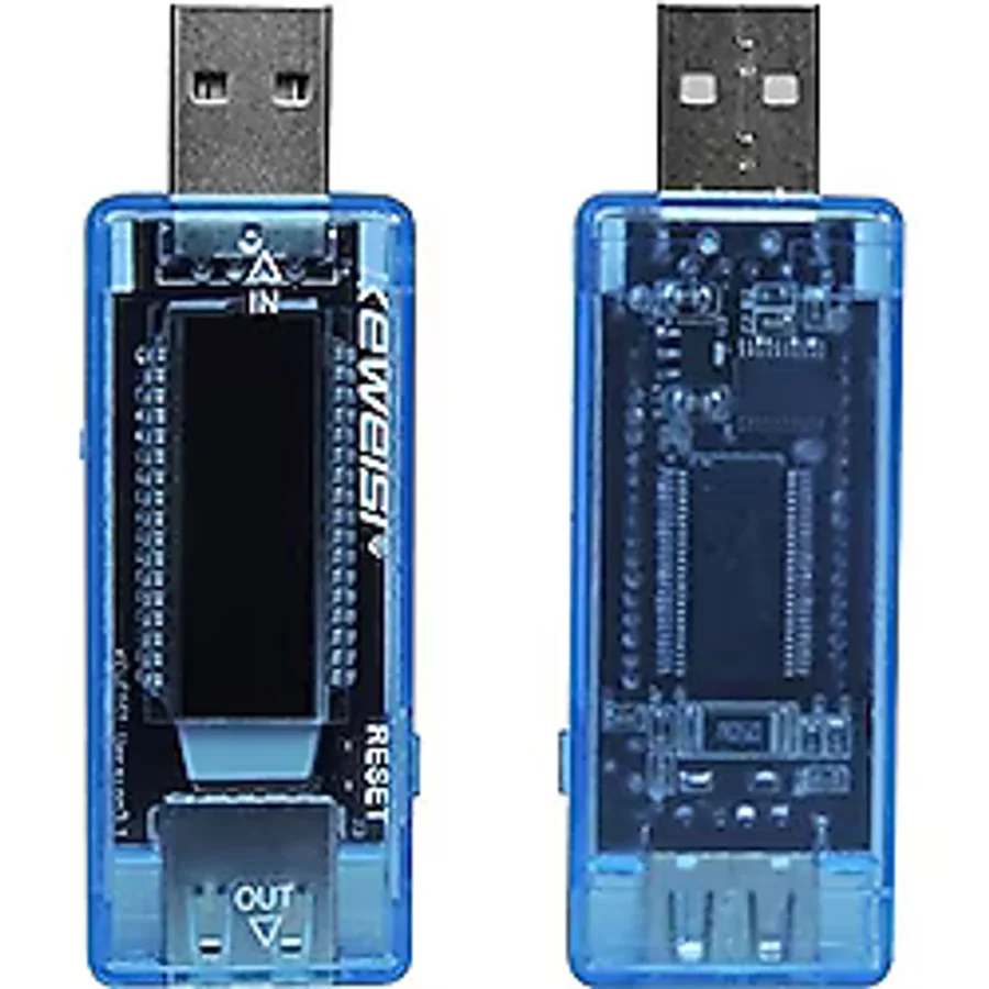 Keweisi USB Tester Akım Ölçer Voltmetre Ampermetre