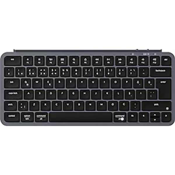 Keychron B1 Pro Ultra-Slim Gri %75 TKL Kablolu/Kablosuz Klavye