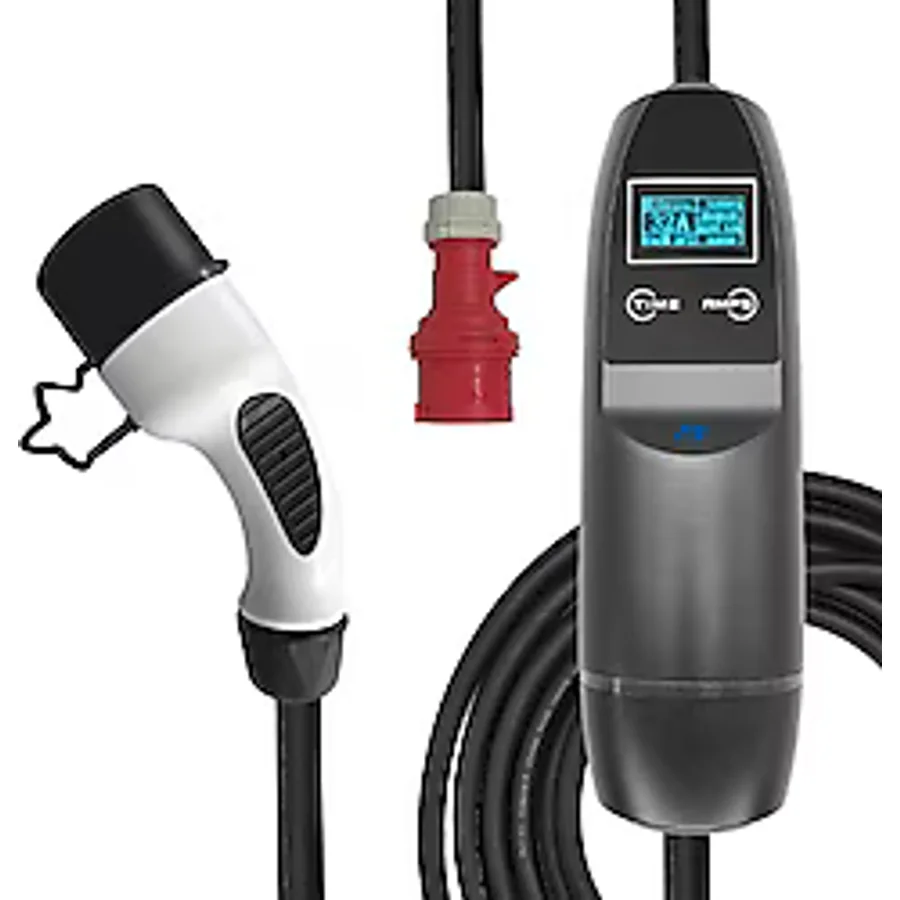 Khons 22 kW 5 m Taşınabilir Elektrikli Araç Şarj İstasyonu