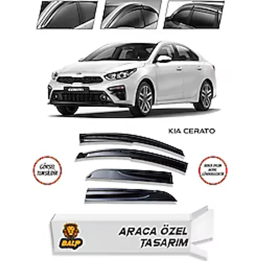 Kia Cerato Cam Rüzgarlığı 4lü Takım
