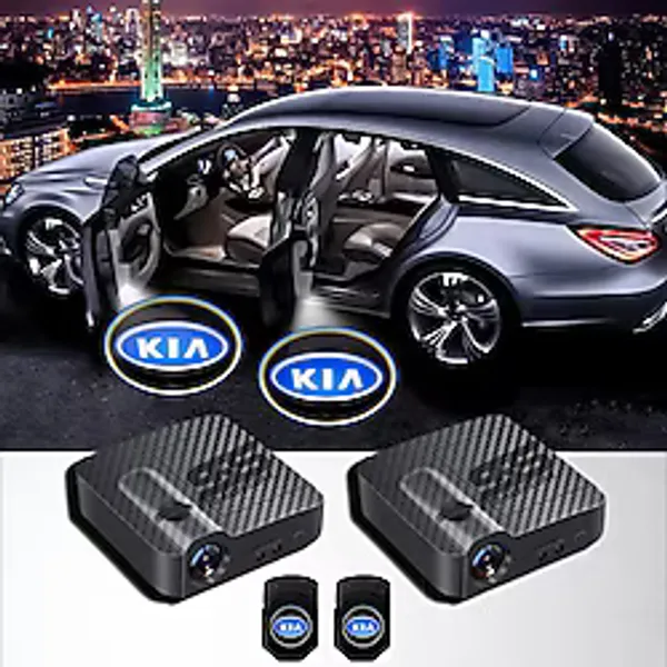 Kia Kapı Altı Logo Araç Içi Pilli 2 Adet
