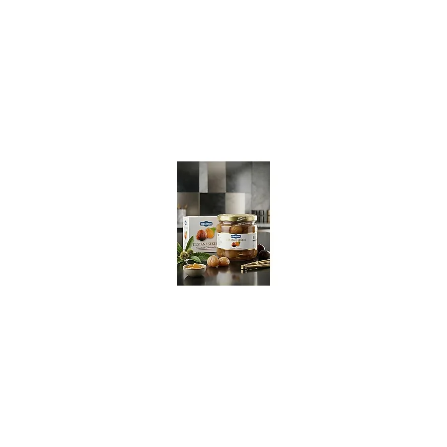 Kibarzade Kestane Şekeri - Şerbetli Kavanoz - 450 Gr