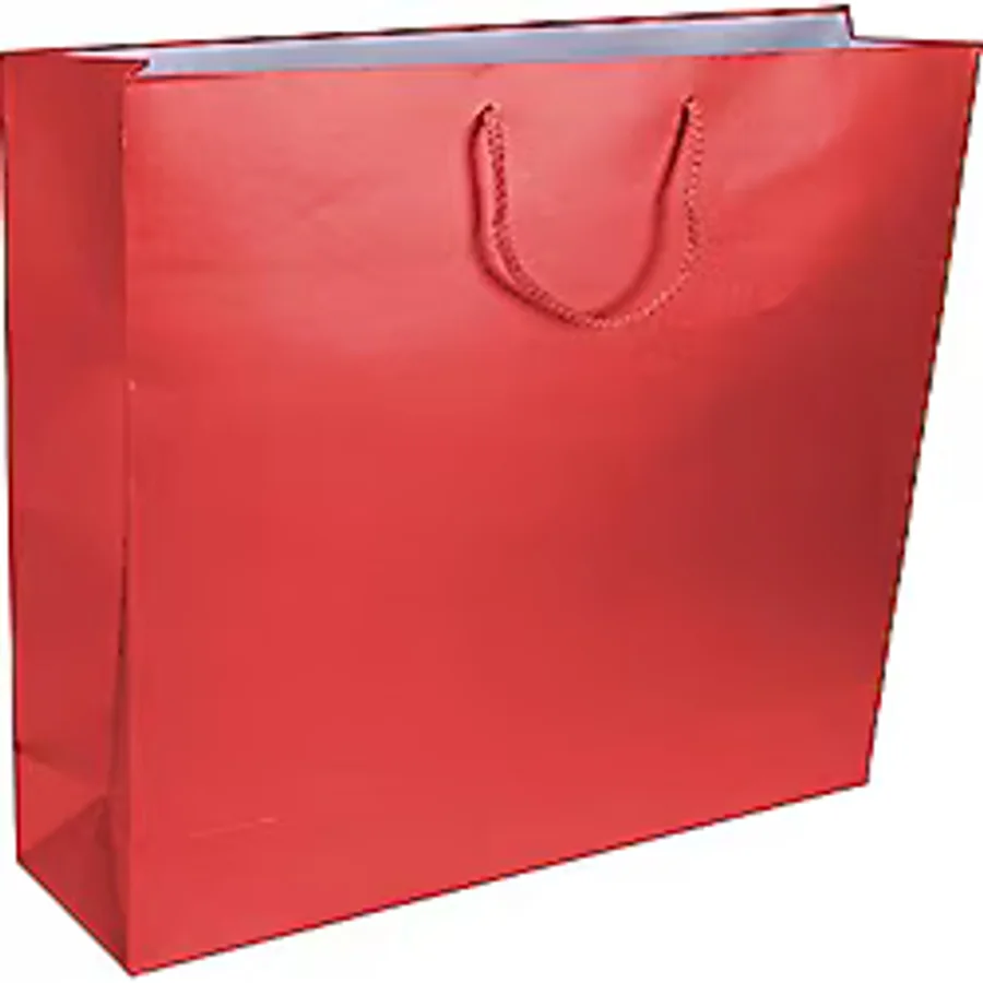 Kikajoy Kırmızı Karton Çanta 42x38 cm 10'lu