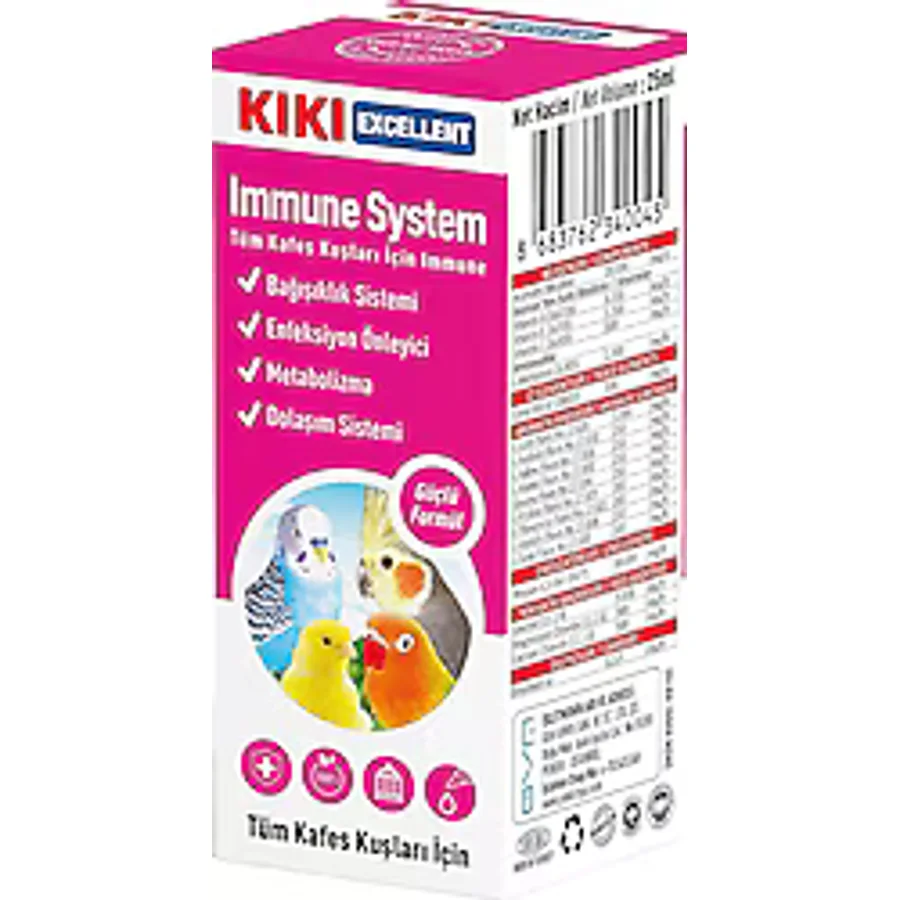 Kiki Excellent 25 ml Kuş Immune System