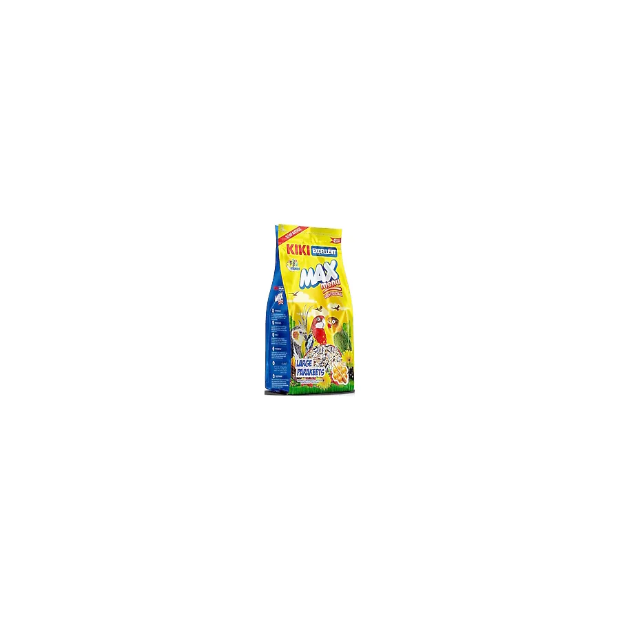 Kiki Excellent Kuş Max Menu Large Parakeets Büyük Pareket Yemi 1 kg