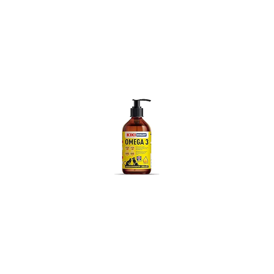 Kiki Excellent Omega 3 250 ml Köpek ve Kediler için Balık Yağı