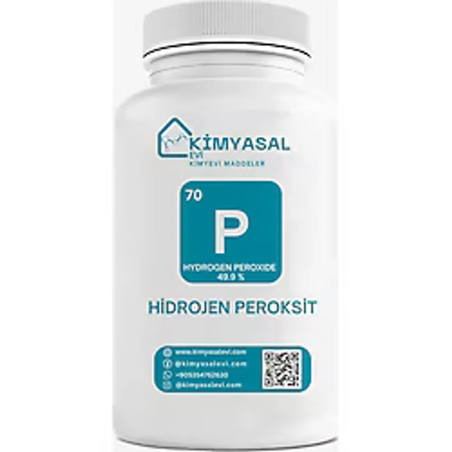Kimyasal Evi Hidrojen Peroksit %50hydrogen Peroxide 50% 1 KG