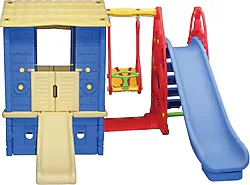 King Kids KH-2030 Mavi-Krem King Ev Büyük Set