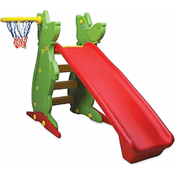 King Kids KS 9061 Yeşil Potalı Kaydırak