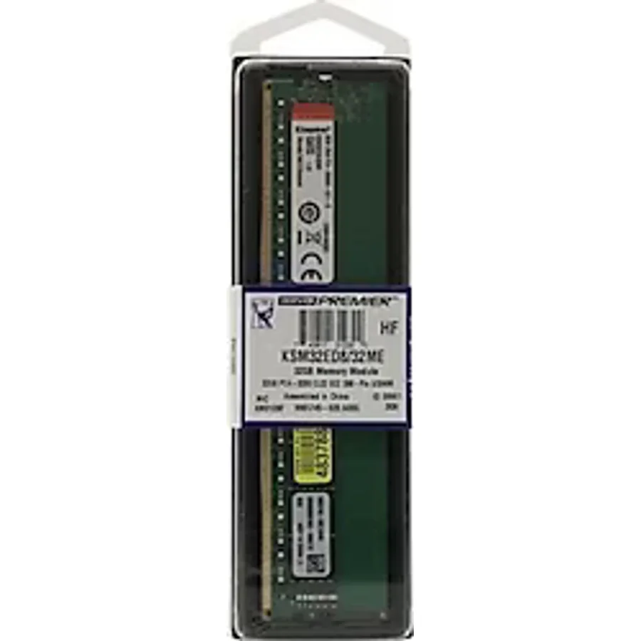 Kingston 32 GB 3200 MHz DDR4 CL22 KSM32ED8/32ME Sunucu Belleği