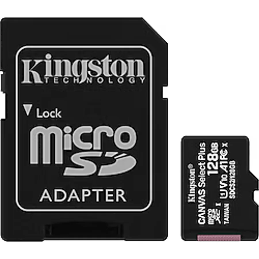 Kingston Canvas Select Plus SDCS2/128GB Class 10 U1 A1 V10 128 GB Micro SD Kart