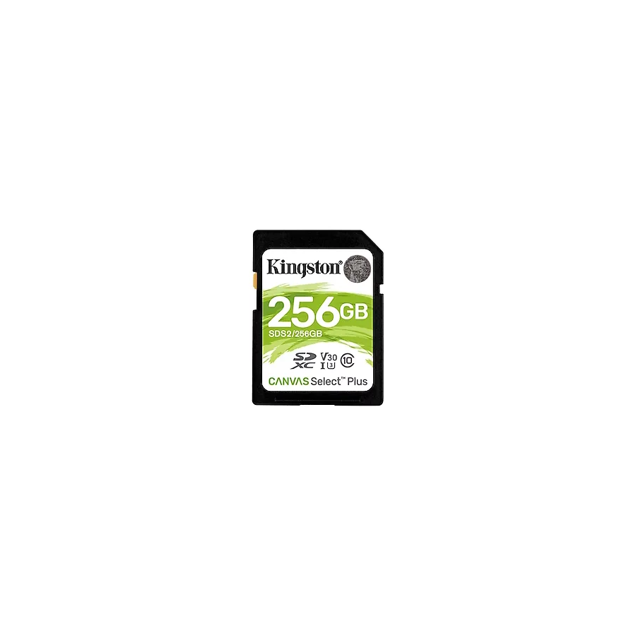 Kingston Canvas Select Plus SDS2/256GB Class 10 UHS-I U3 V30 256 GB Hafıza Kartı