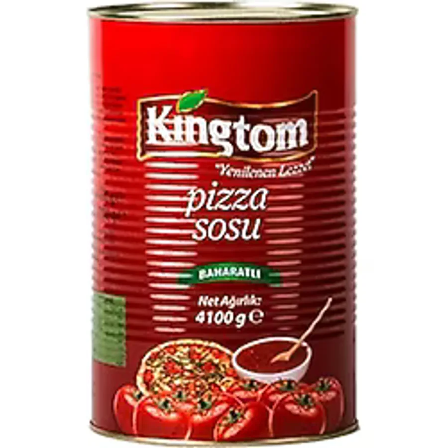 Kingtom Baharatlı Pizza Sosu 6 x 4100 G