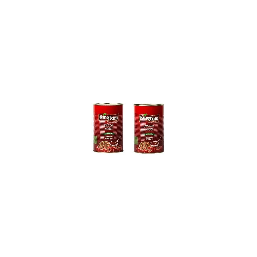 KİNGTOM Pizza Sosu 4.100 Gr x 2 Adet 8.200 Gr ( Baharatlı )