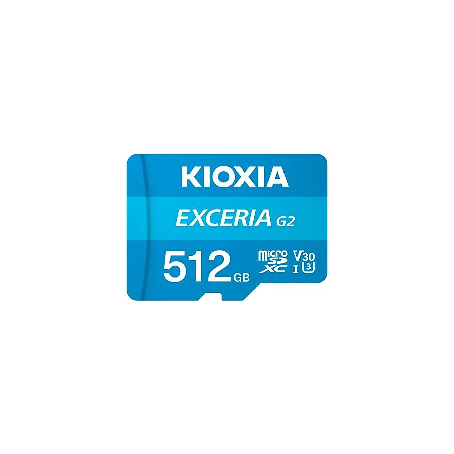 Kioxia Exceria G2 LMEX2L512GG2 Class 10 UHS-I U3 V30 512 GB Micro SD Kart