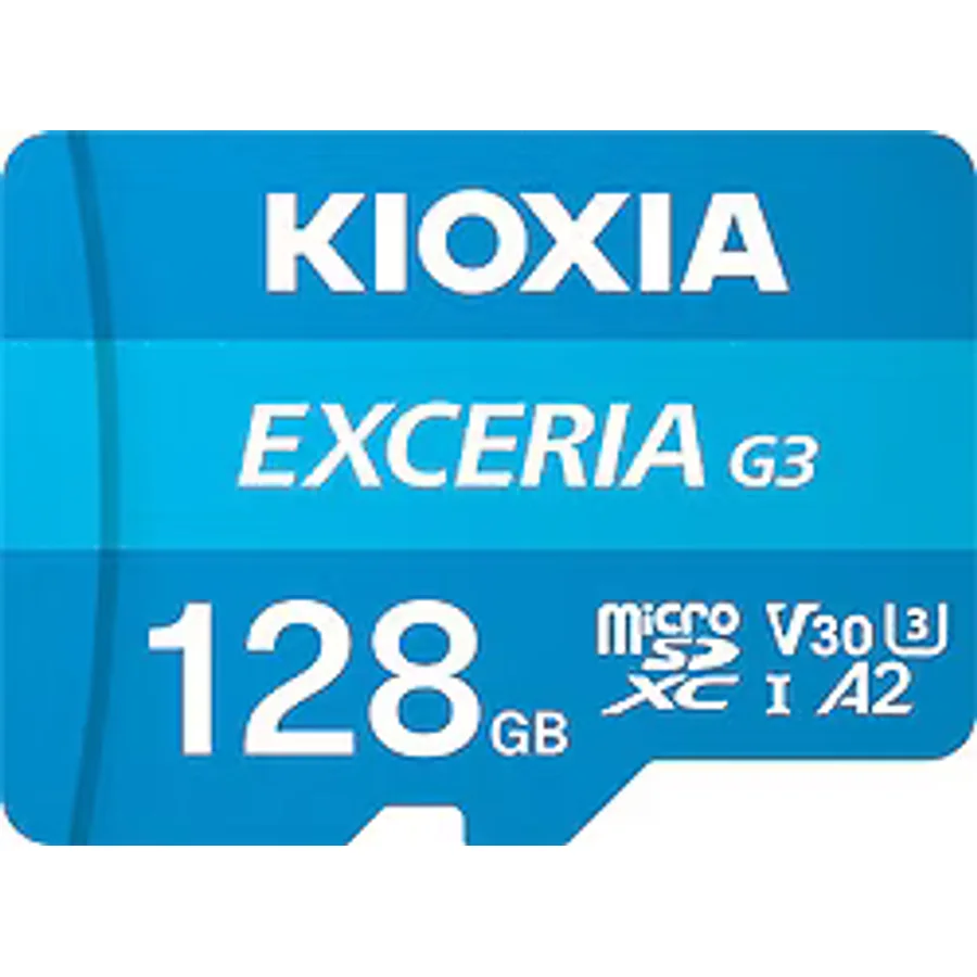 Kioxia Exceria G3 LMEX3L128GG2 Class 10 UHS-I U3 A2 V30 128 GB Micro SD Kart