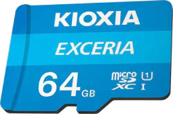 Kioxia Exceria LMEX1L064GG2 Class 10 UHS-I U1 64 GB Micro SD Kart