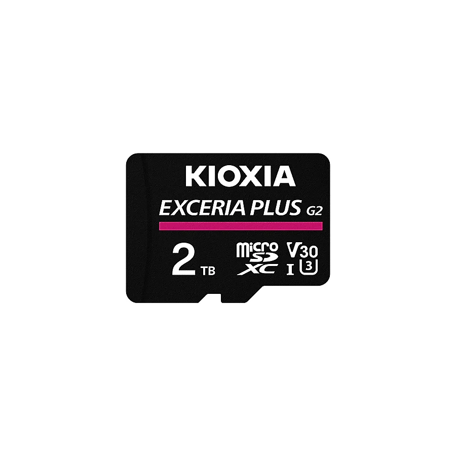 Kioxia Exceria Plus G2 LMPL2M002TG2 Class 10 UHS-I U3 A1 V30 2 TB Micro SD Kart