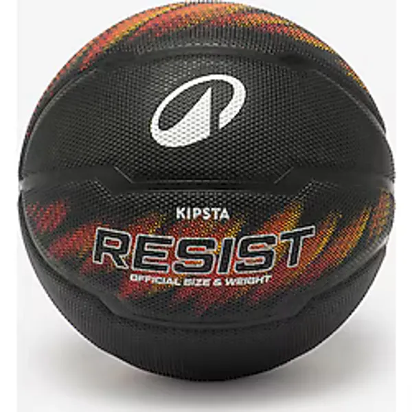 Kipsta Basketbol Topu - 5 Numara - Turuncu/Siyah - Resist R500 Decathlon