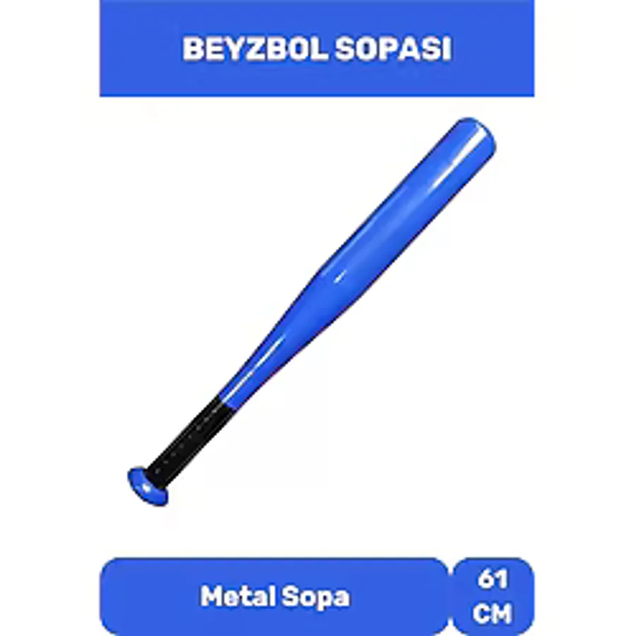 Kırılmaz Kaliteli Metal Baseboll Beyzbol Sopası 61 Cm
