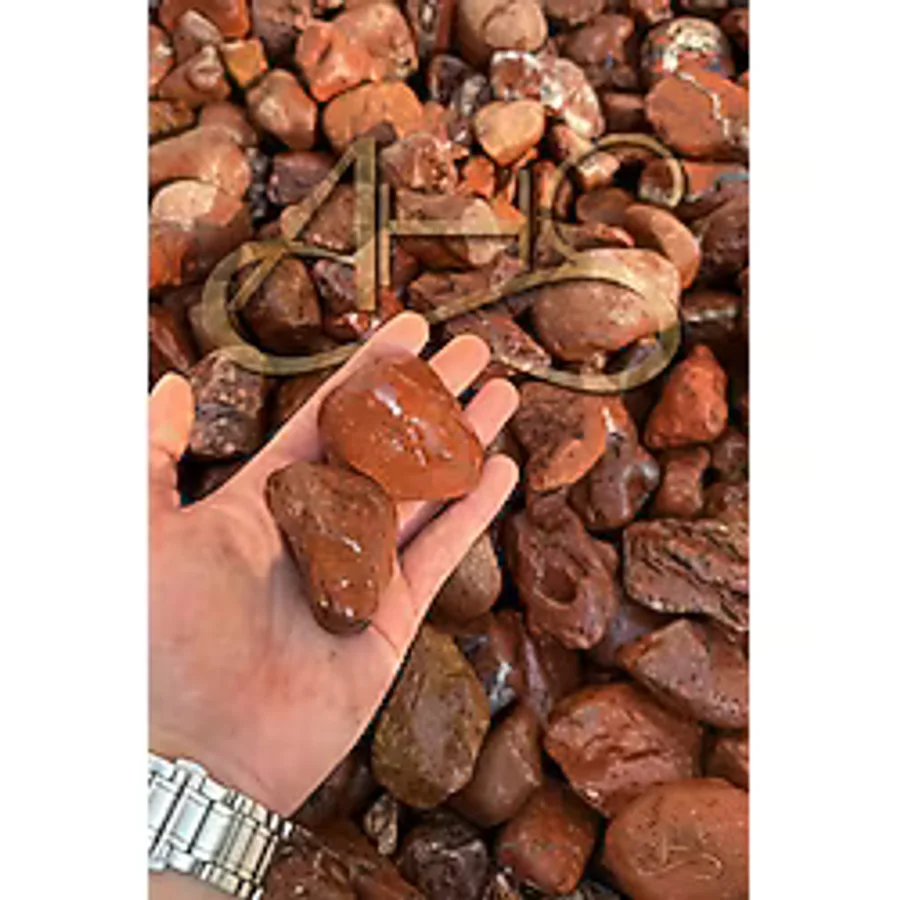 Kırmızı Bordo Dolomit Çakıl Taşı 6-10 Cm 2 Kg Dekoratif Bahçe Peyzaj Saksı Akvaryum Teraryum