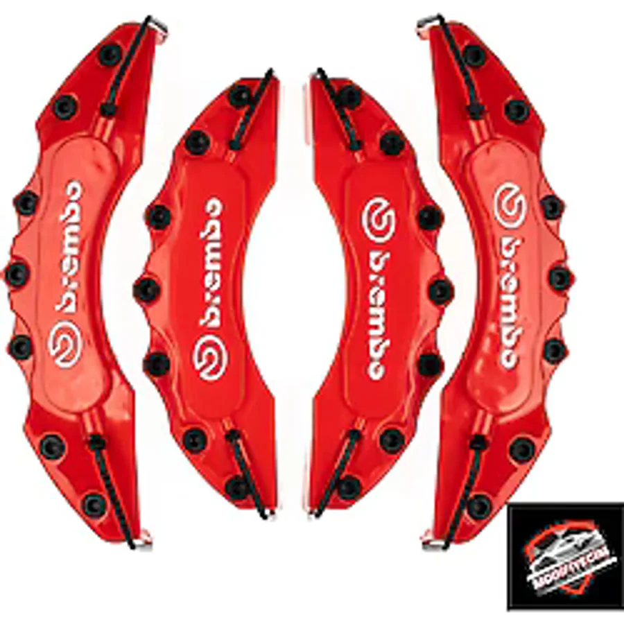 Kırmızı Brembo Üstü Baskılı Kaliper Kapağı 4'Lü Set
