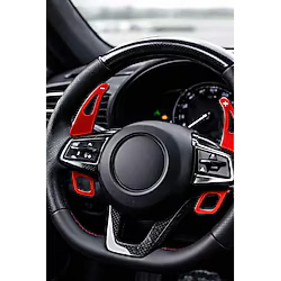 Kırmızı F1 Kulakçık Pedal Shift Paddle Shift F1 Vites Kırmızı Çift