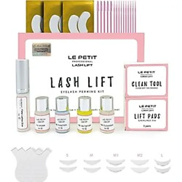 Kirpik Lifting-kirpik Perma Seti Full Set I Pro Salon Etkisi, Evde 10 Dakikada Lifting & Kaş Laminasyonu