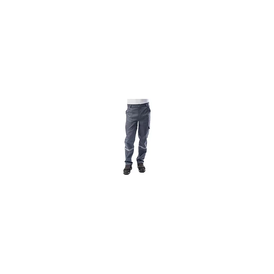 Kışlık Teknik İş Pantolonu 2958 Sımplex 7/7 390 Gsm %100 Pamuklu Renk Gri