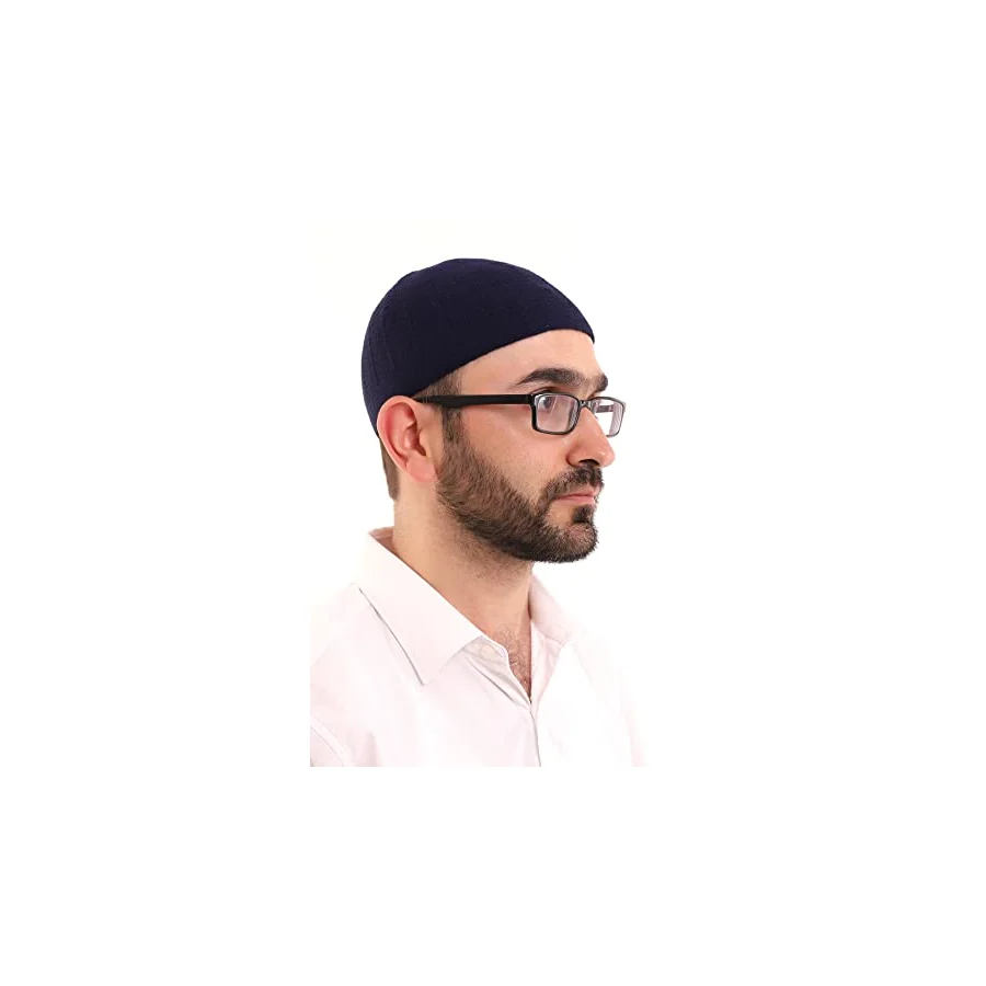 Kışlık Yün Takke - Lacivert