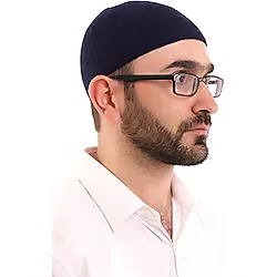 Kışlık Yün Takke - Lacivert
