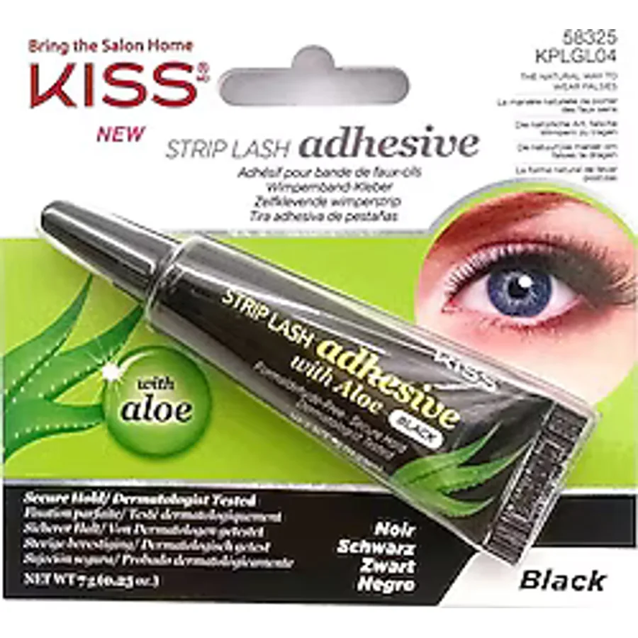 KISS Adhesive With Aloe Black 7 gr Kirpik Yapıştırıcı