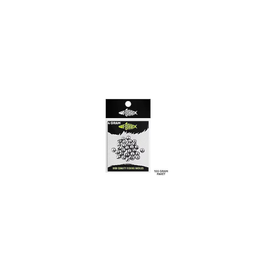 Kıstırma Yarma Kurşun - Kesikli Olta Kurşunu - 4 Gram (100 Gr)