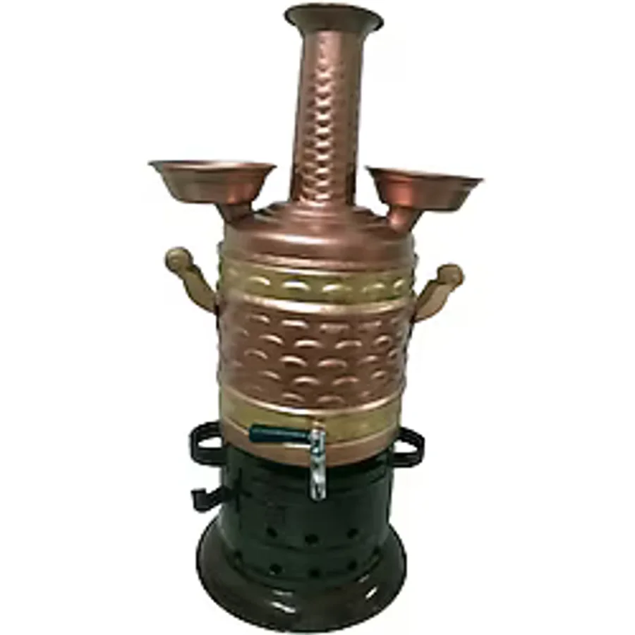 Kıvraklar Semaver Ve Bakırcılık Bakır Semaver Sobalı 5 Litre Çorum Semaveri