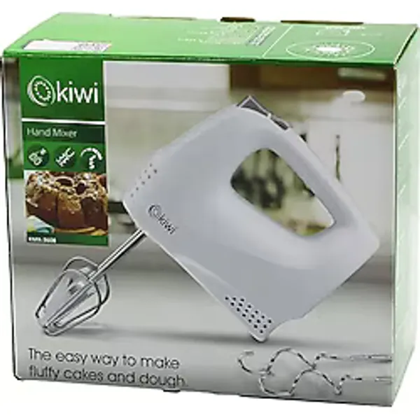 KİWİ KMX-3608 ELEKTRİKLİ EL MİKSERİ 2PCS METAL ÇIRPMA APARATI - 2PCS HAMUR KANCASI 5 KADEME HIZ ÇIRPICI ÇIKARTMA DÜĞMELİ (4745)