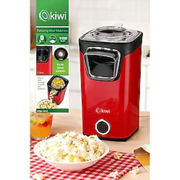 Kiwi KPM-7412 Kırmızı Mısır Patlatma Makinesi