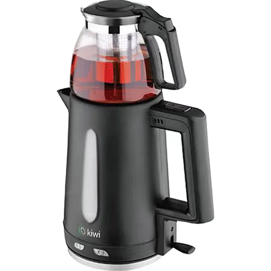 Kiwi KTM-2907 2200 W Cam Demlikli Çay Makinesi