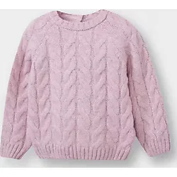 Kız Bebek Regular Fit Bisiklet Yaka Kazak