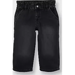 Kız Bebek Wide Leg Beli Lastikli Jean Pantolon