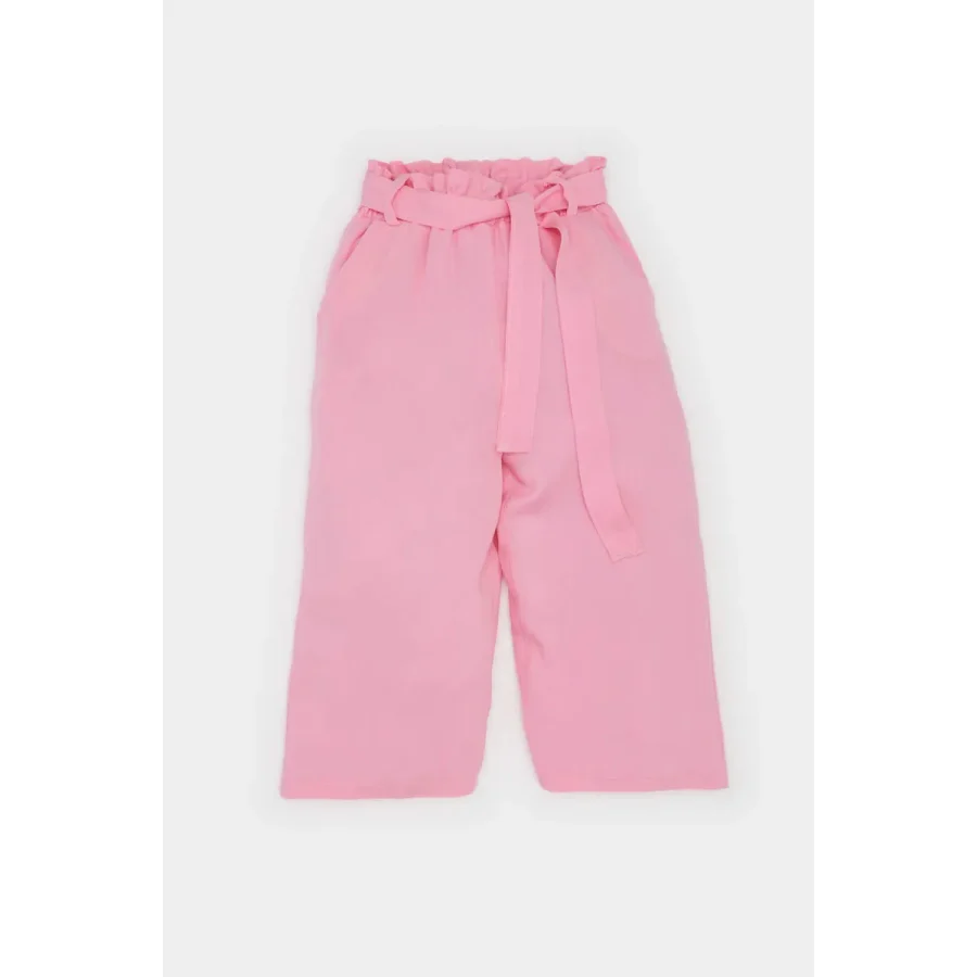 Kız Bebek Wide Leg Düz Paça Pantolon