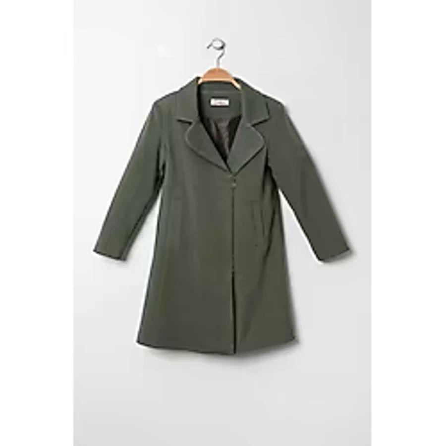 Kız Çocuk Kaşekaban Palto - 00410 Haki - 11 Yaş