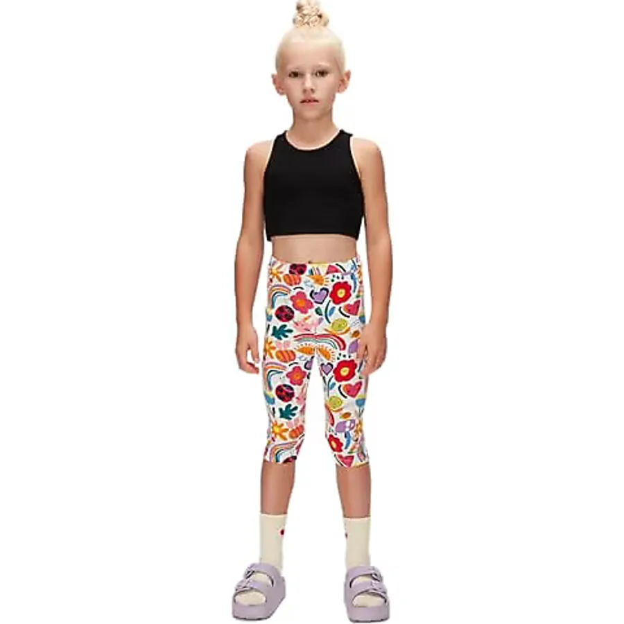 Kız Çocuk Little Friends Desen Kapri