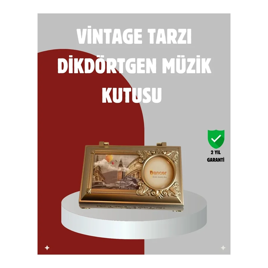 Kız Çocuk Oyuncak Piyano Görünümlü Balerinli Müzik Kutusu - Çok Renkli
