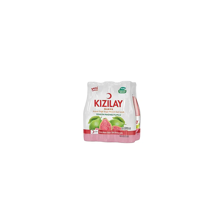 Kızılay Guava Aromalı Maden Suyu 6x200 ml