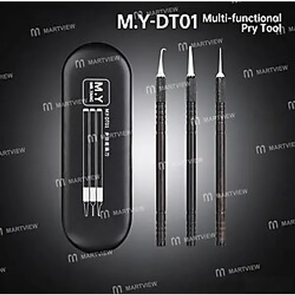 Kızılelma Teknik Mr.yang DT01 Neşter Seti 6 Adet Uç, 3 Adet Tutucu / Entegre Devre / Işlemci Sökme ve Yapıştırıcı Temizleme İçin