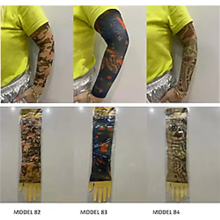 Kızlar Serisi 3 çift 6 adet Giyilebilir Dövme Sleeve tattoo Set28