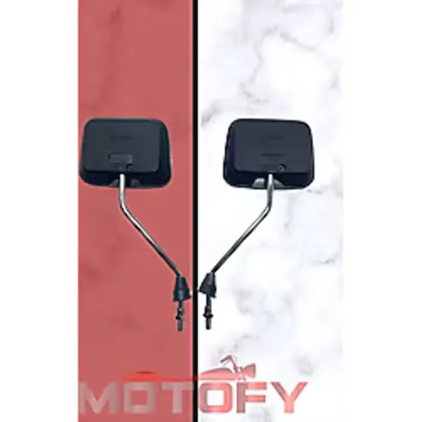 KLASİK MODEL KARE RETRO MOTOSİKLET AYNASI 10 MM