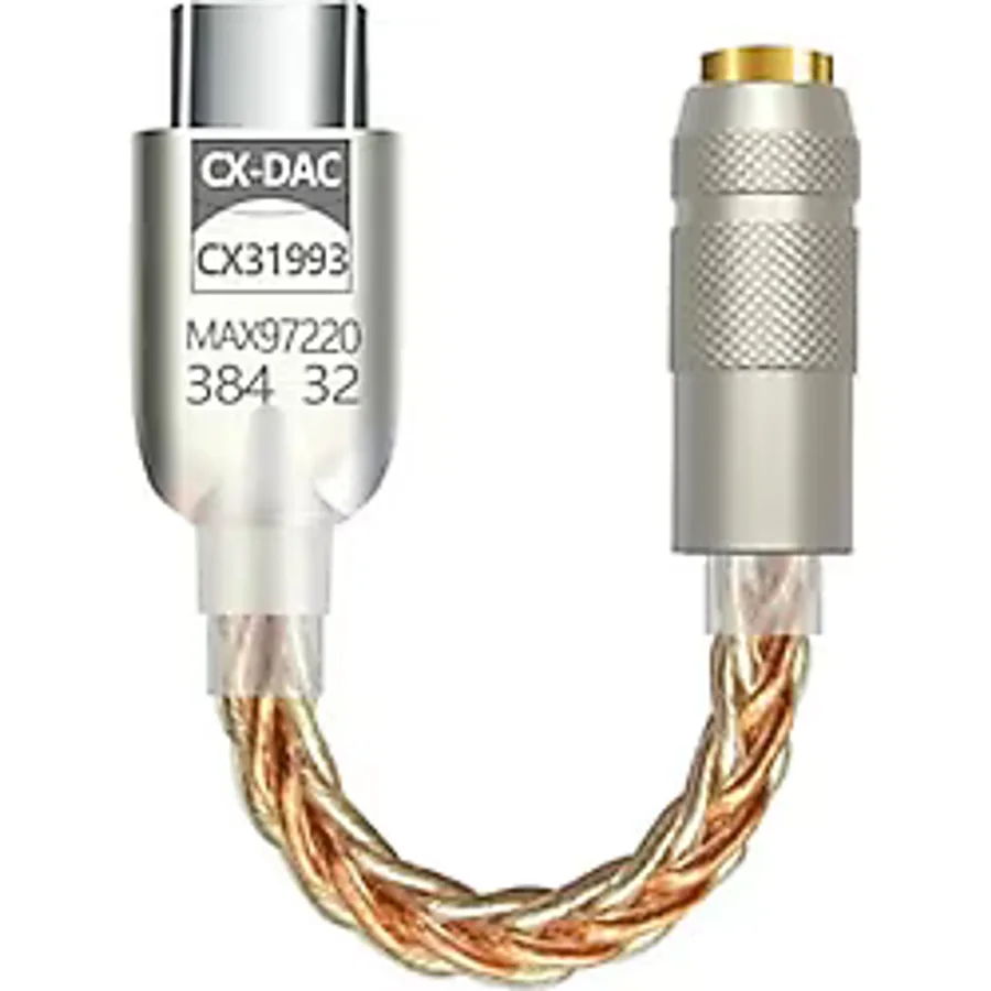 Klasse Type-C - 3.5 CX31993 MAX97220 Çip HiFi DAC Ses Kartı Kulaklık Kablosu (USB başlık)
