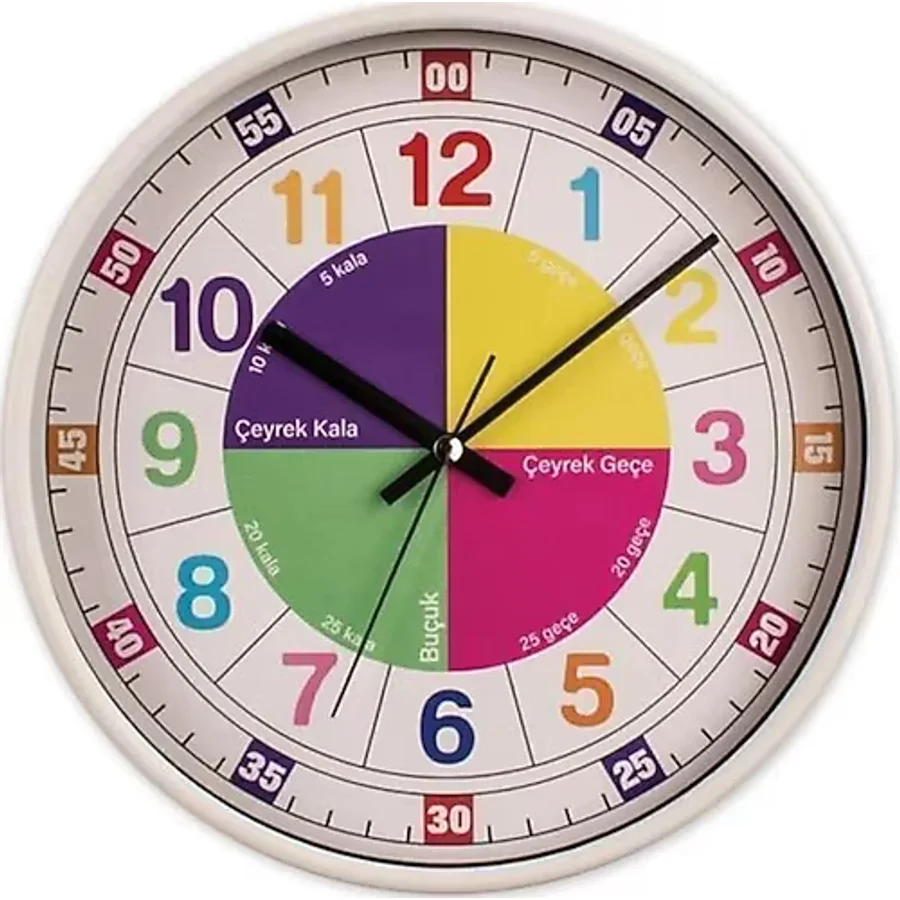 Klik Slim Öğretici Çocuk Odası Saati - 30 cm