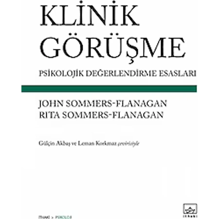 Klinik Görüşme - John Sommers Flanagan, Rita Sommers Flanagan